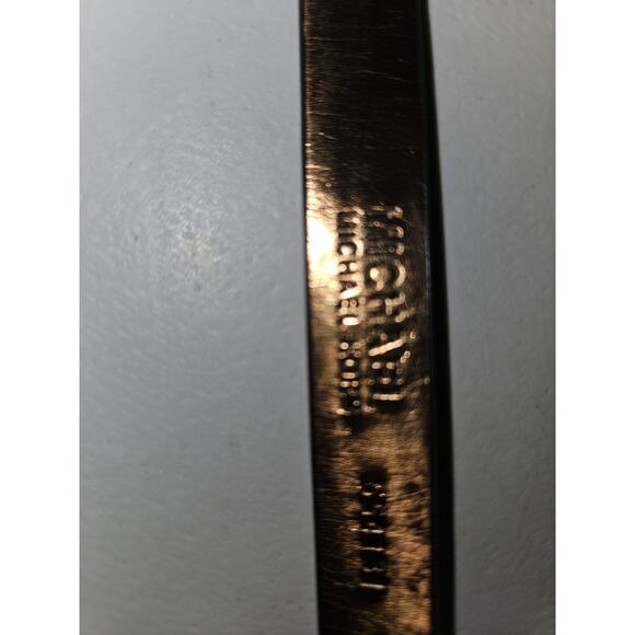 New! Michael Kors Signature Logo Chain Belt Bag Black Fanny Pouch - Picture 7 of 7